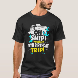 Camiseta Barco en mi 70º aniversario de viaje Cumpleaños