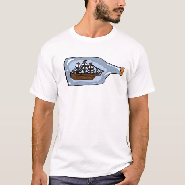 Camiseta Barco En Una Botella (Anverso)