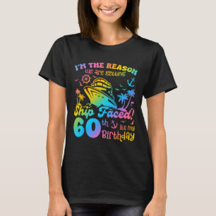 Camiseta Barco Enfrentó Es Mi Cumpleaños 60 Crucero Barco V