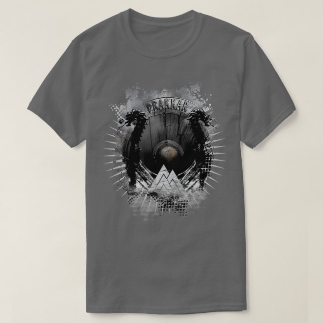 Camiseta Barco largo de Drakkar Viking (Diseño del anverso)
