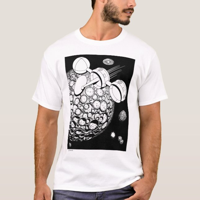 Camiseta Barco Lunar (Anverso)