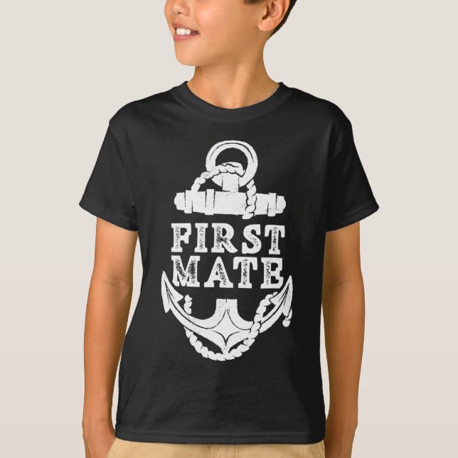 Camiseta Barco marítimo de primer barco (Anverso)