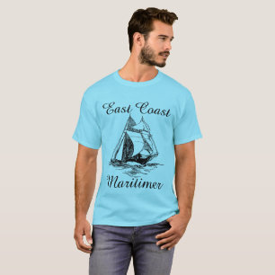 Camiseta Barco marítimo Maritimer de la costa este