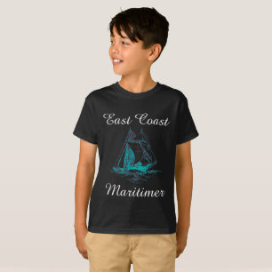 Camiseta Barco marítimo Maritimer de la costa este