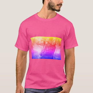 Camiseta Barco mítico (estilo arcoiris)