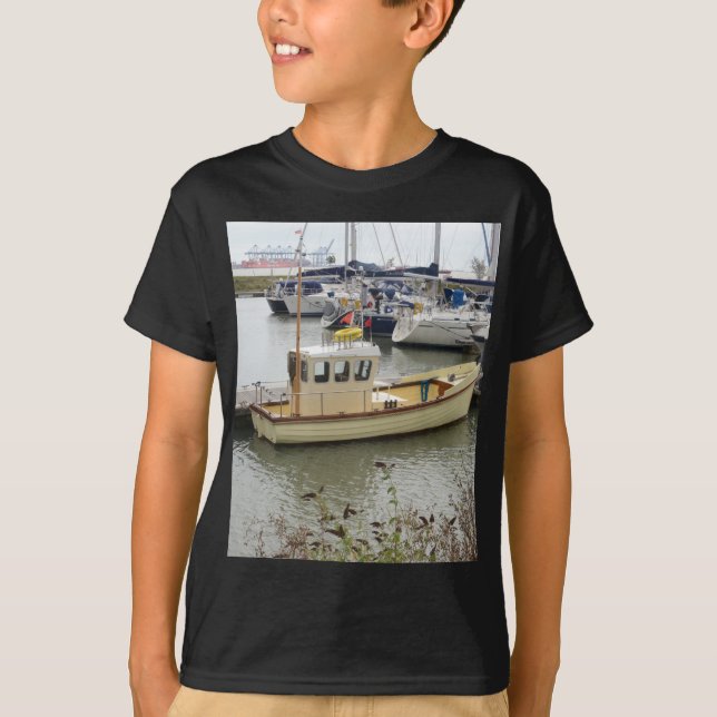 Camiseta Barco moderno de estilo tradicional (Anverso)