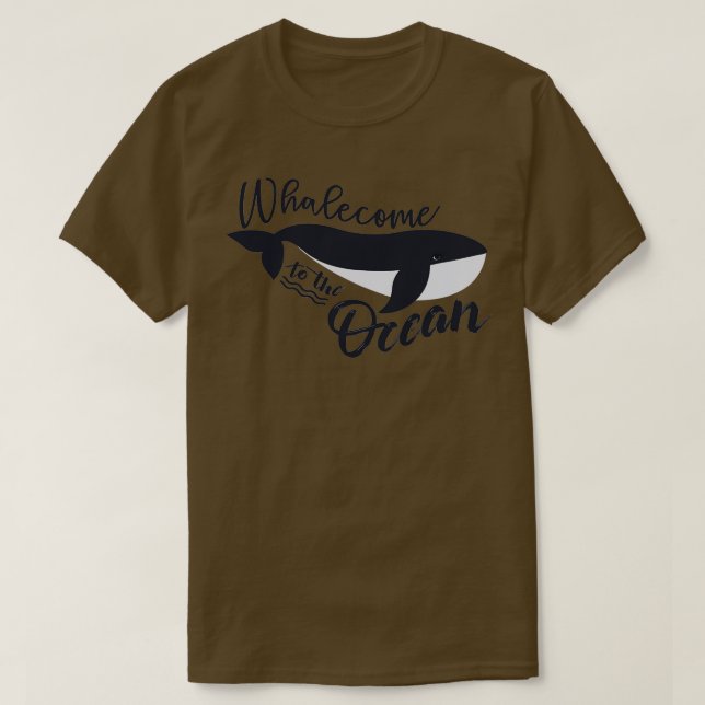 Camiseta Barco Natador Pequeño caballito de mar Trato de ba (Diseño del anverso)