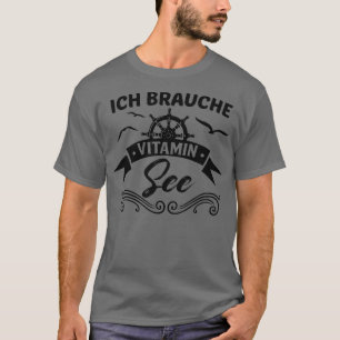 Camiseta Barco Natante Pequeño caballito de mar Trato de ba