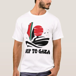 Camiseta Barco palestino libre a Gaza Madleen Bote