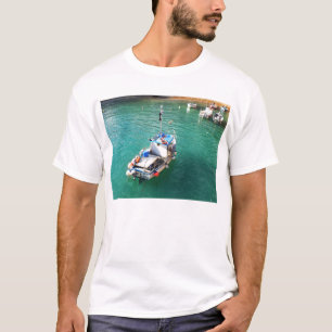Camiseta Barco pesquero con marea alta