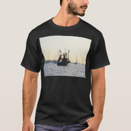 Camiseta Barco Pesquero Paz Y Abundancia Al Amanecer