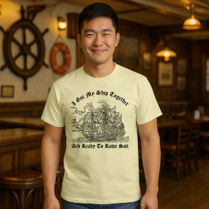 Camiseta Barco Pirata Antiguo