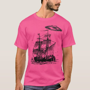 Camiseta Barco Pirata Con Ufo