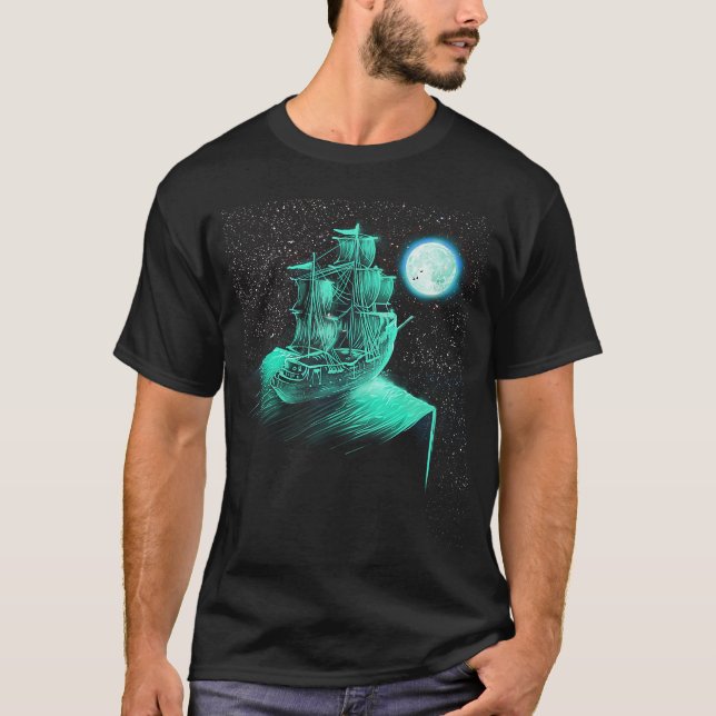 Camiseta Barco pirata místico (Anverso)
