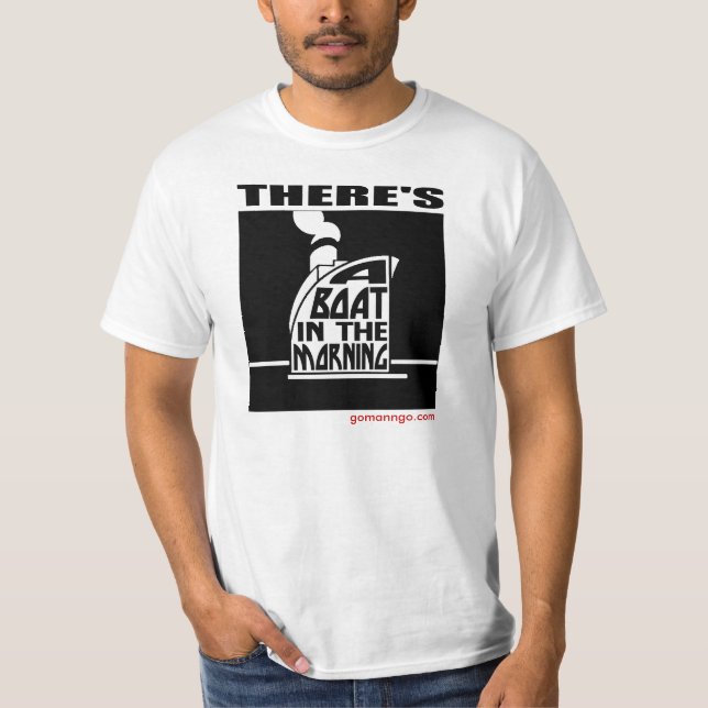 Camiseta Barco por la mañana (Anverso)