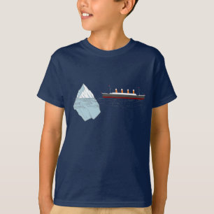 Camiseta Barco Titanic Retro Funny 1912