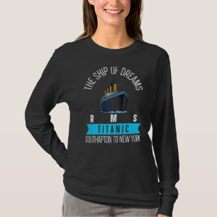 Camiseta Barco Titanic Vintage Buque de crucero Titanic Voy
