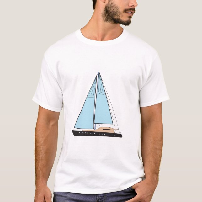Camiseta Barco velero de lujo (Anverso)