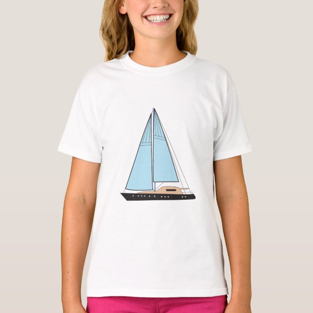 Camiseta Barco velero de lujo (Anverso)