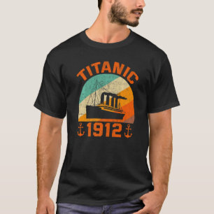 Camiseta Barco vintage Retro Titanic 1912