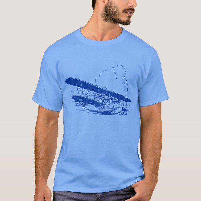 Camiseta Barco volador vintage (Anverso)