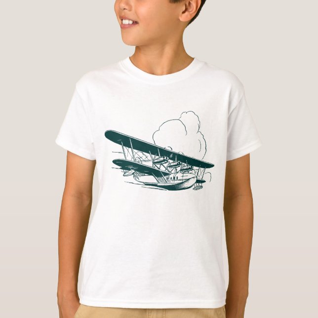 Camiseta Barco volador vintage (Anverso)