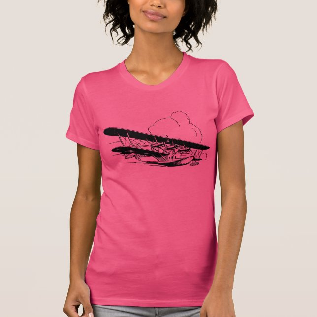 Camiseta Barco volador vintage (Anverso)