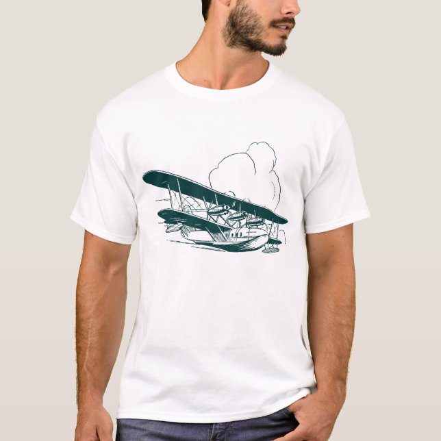 Camiseta Barco volador vintage (Anverso)