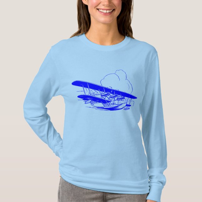 Camiseta Barco volador vintage (Anverso)