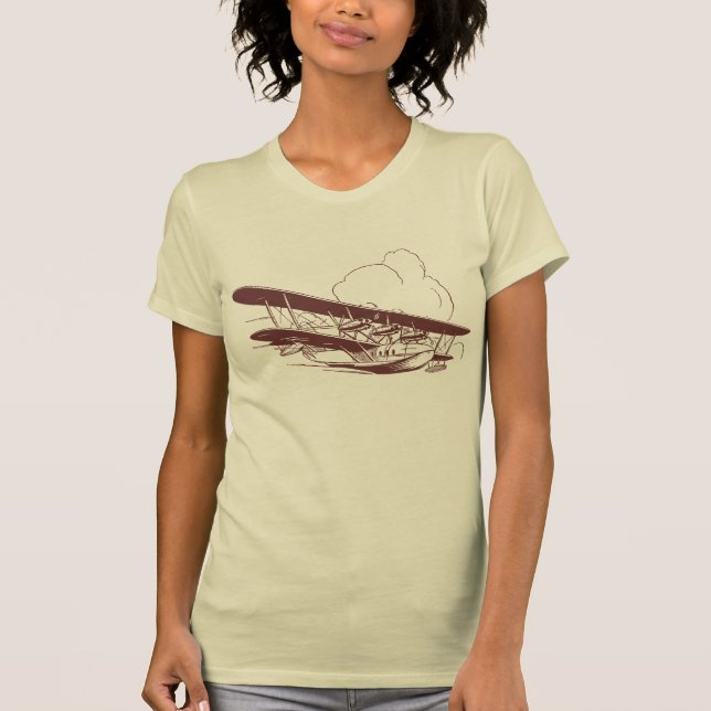 Camiseta Barco volador vintage (Anverso)
