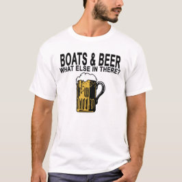 Camiseta Barco y cerveza T-Shirt.png divertido