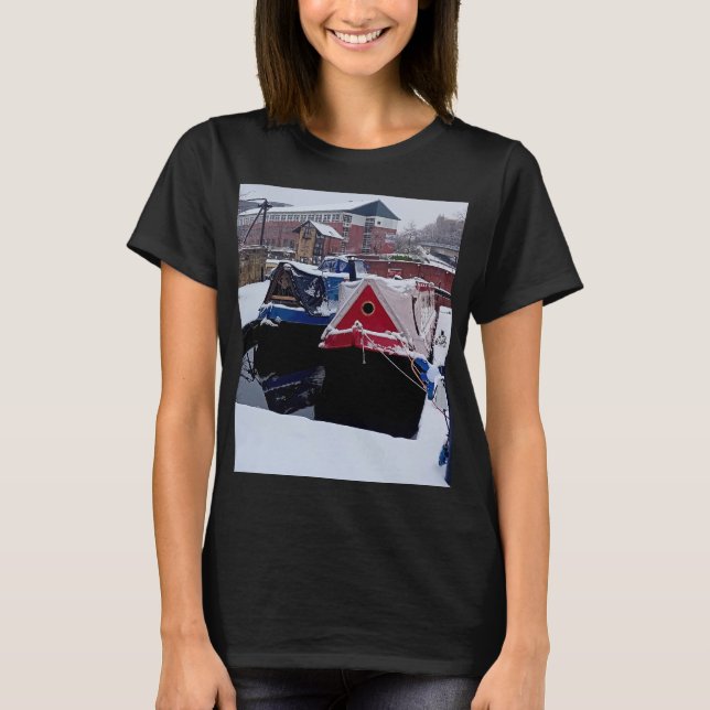 Camiseta Barcos azules y rojos (Anverso)