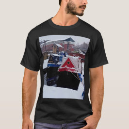 Camiseta Barcos de canales rojos y azules