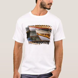 Camiseta Barcos de colores brillantes en el Centro de Barco