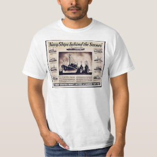 Camiseta Barcos de la Armada detrás de las escenas