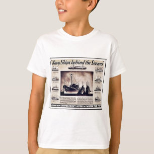 Camiseta Barcos de la Armada detrás de las escenas
