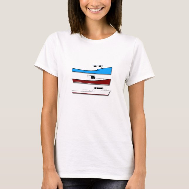 Camiseta Barcos de la pesca profesional (Anverso)