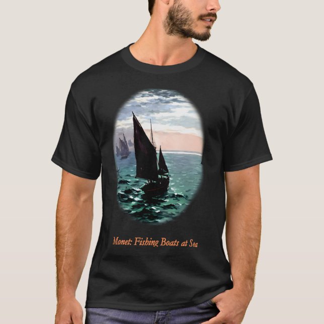 Camiseta Barcos de Pesca en el Mar (Anverso)