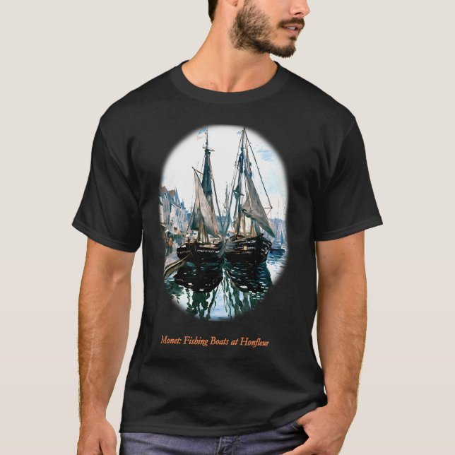 Camiseta Barcos de Pesca en Honfleur (Anverso)