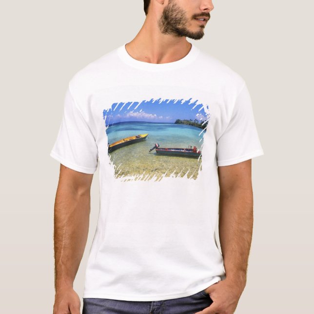 Camiseta Barcos de Pesca, Playa Boston, Port Antonio, (Anverso)