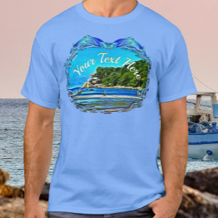 Camiseta Barcos de Pesca Tropicales Mismaloya 0346