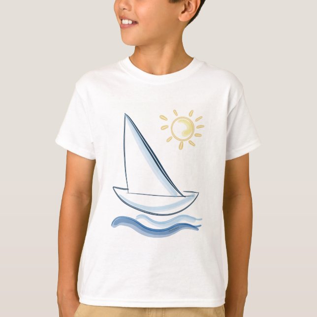 Camiseta Barcos de vela (Anverso)