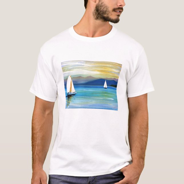 Camiseta Barcos de vela (Anverso)