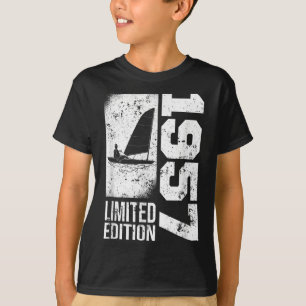 Camiseta Barcos de vela de yate de marineros Vintage Cumple