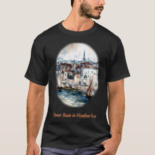 Camiseta Barcos en el Puerto de Honfleur