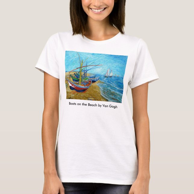 Camiseta Barcos en la playa (Anverso)