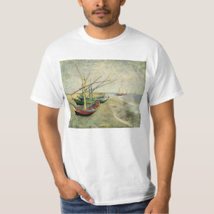 Camiseta Barcos en la playa de Saintes-Maries