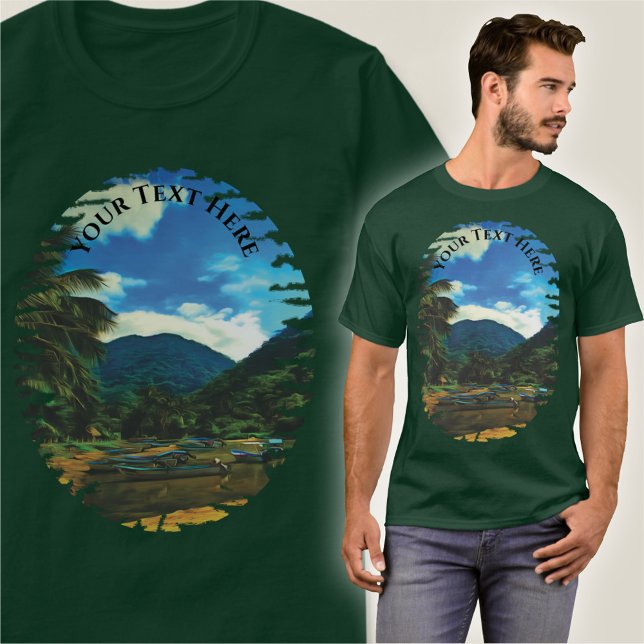 Camiseta Barcos pesqueros del río Mismaloya 0344 (Subido por el creador)