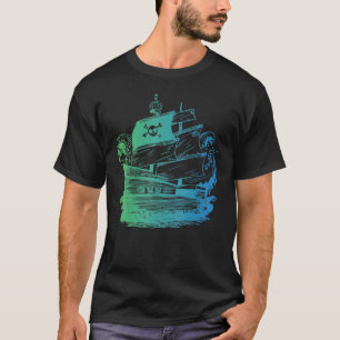 Camiseta Barcos piratas Mujeres Niños Barco Náutico