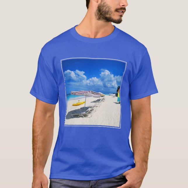 Camiseta Barcos y sillas de playa (Anverso)